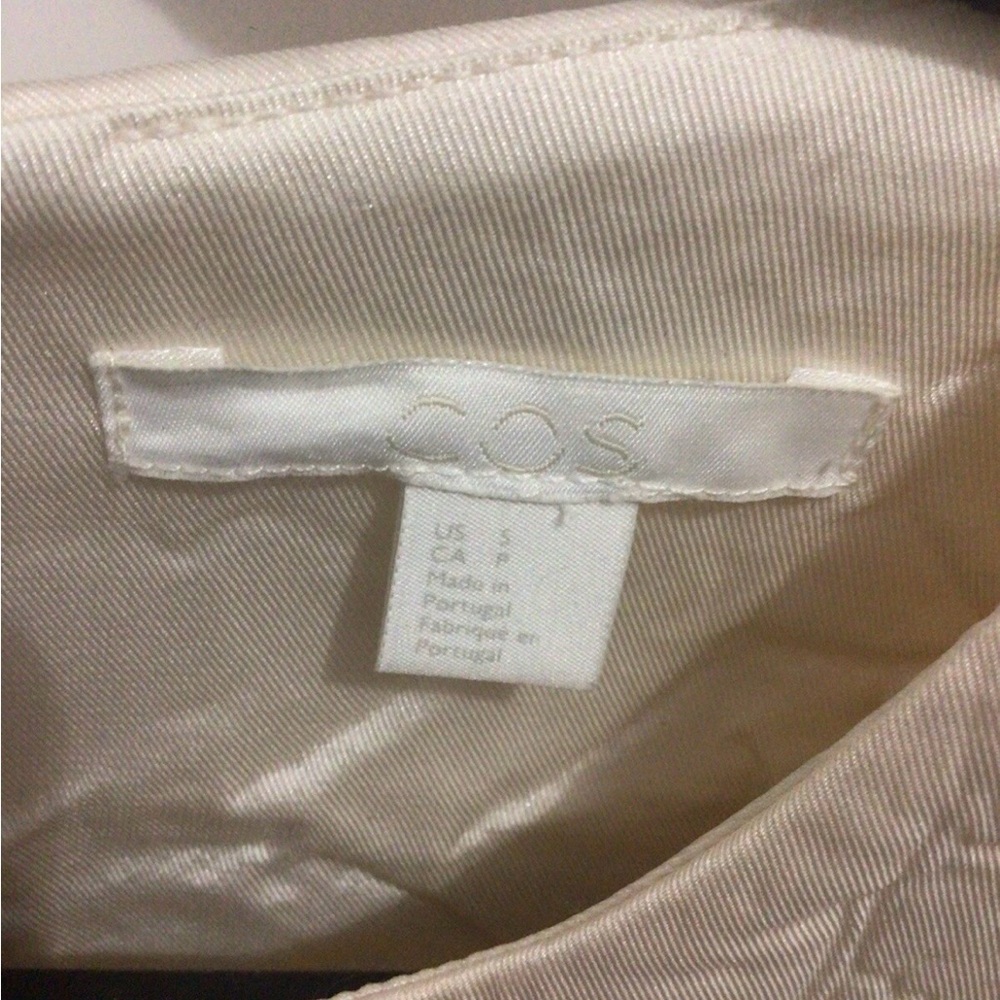 COS Off-White Textured Blouse - Picture 3 of 3